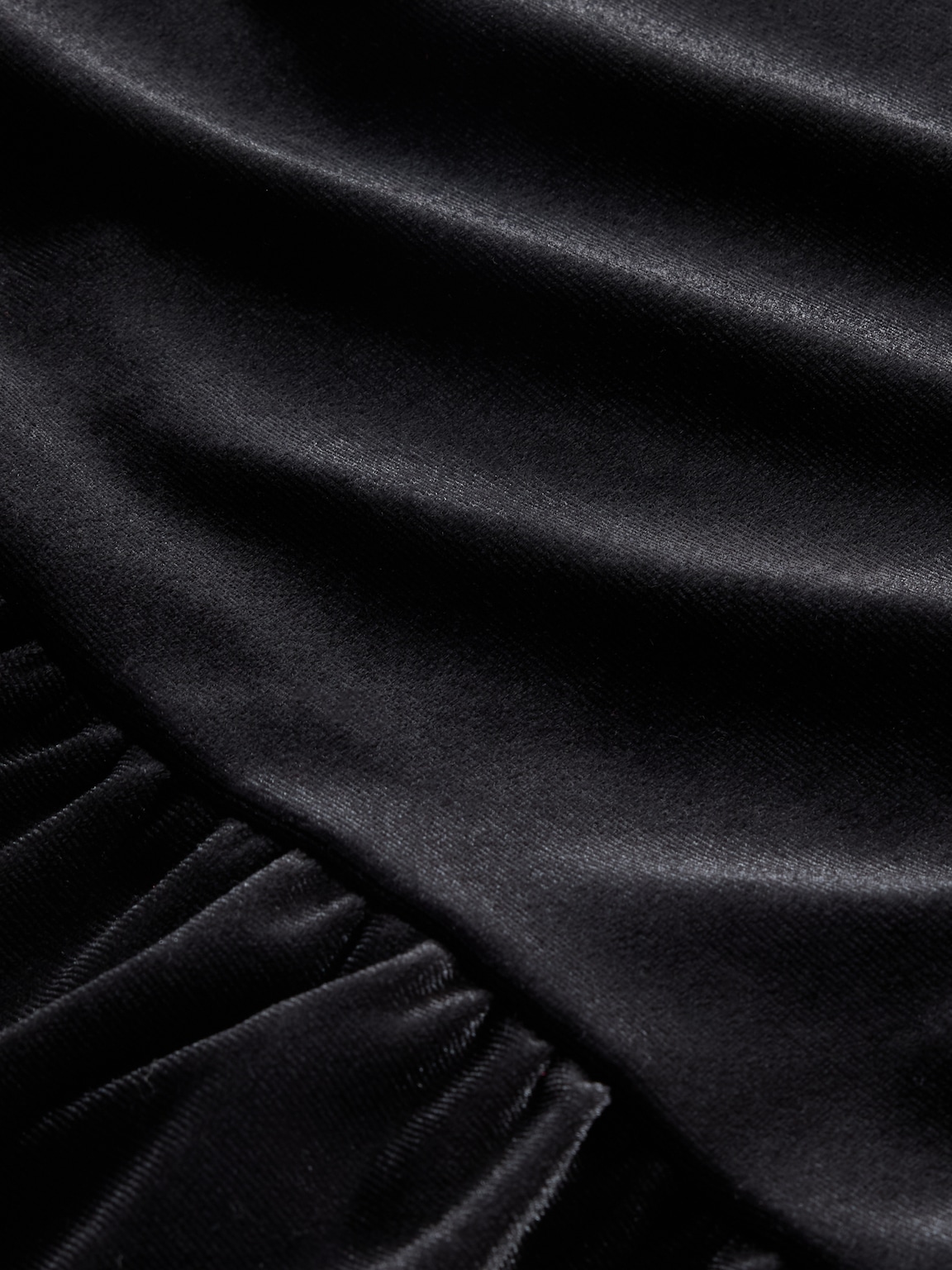 Kids Velour Peplum Top