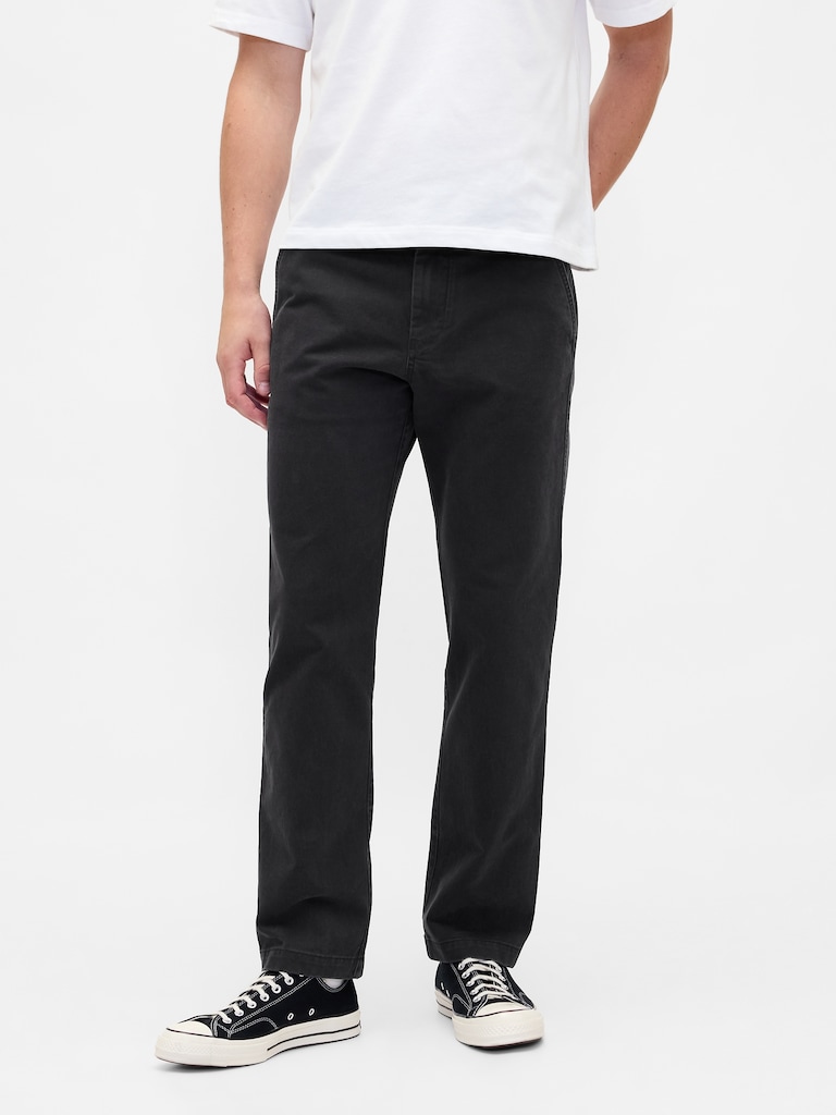 Heavyweight Twill Relaxed Straight Khakis