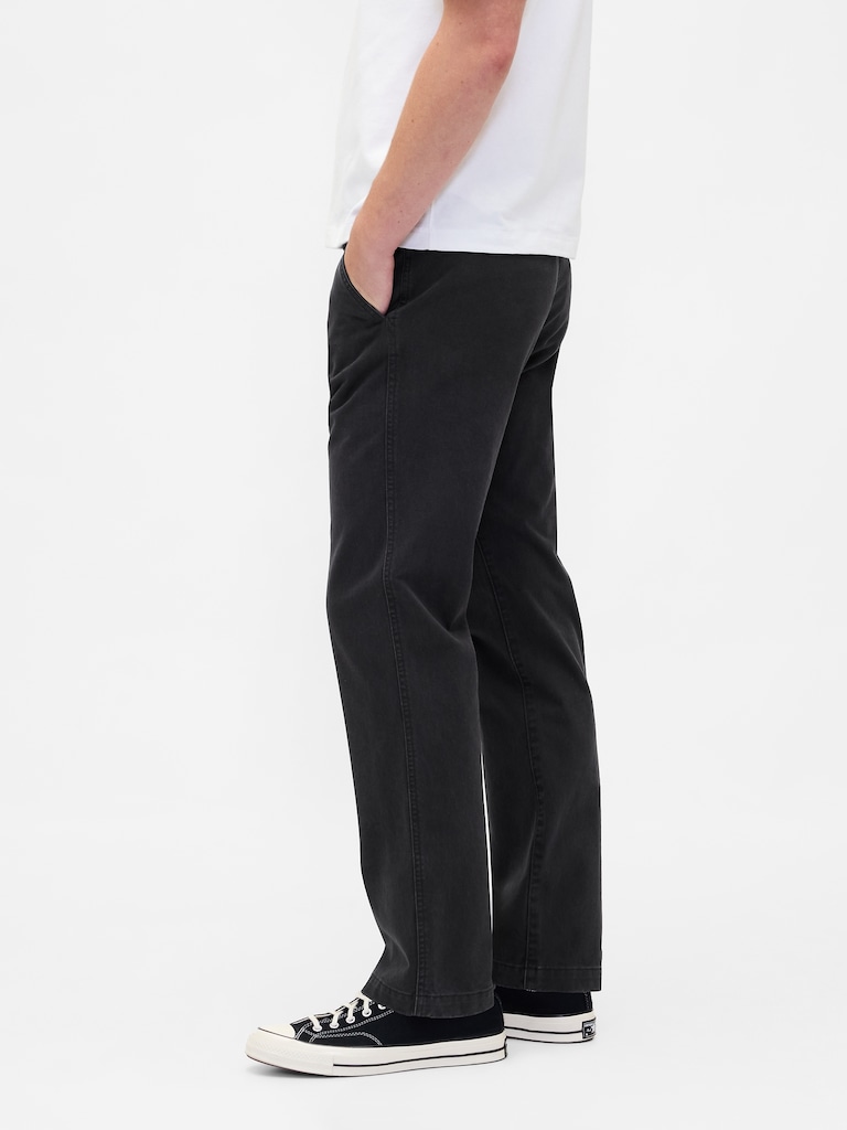 Heavyweight Twill Relaxed Straight Khakis