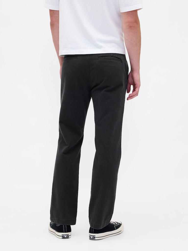 Heavyweight Twill Relaxed Straight Khakis