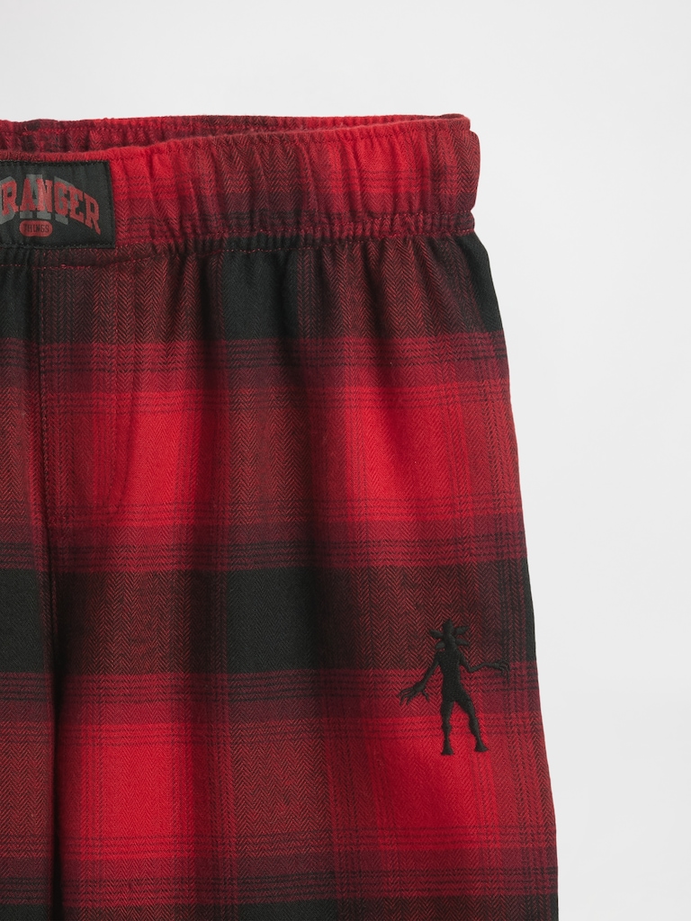 Stranger Things Kids Recycled Flannel PJ Pants