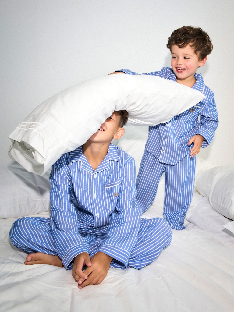 Kids Recycled Flannel PJ Set