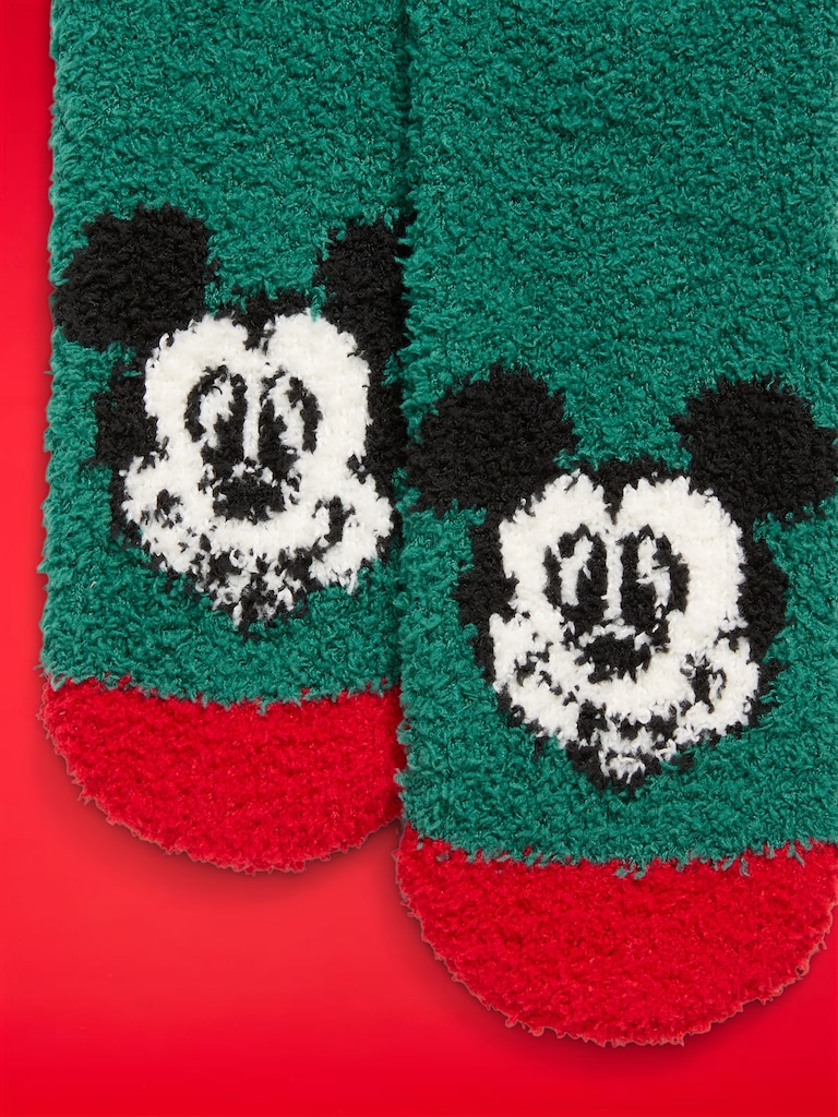 Old Navy x Disney Holiday-Graphic Cozy Socks for Women