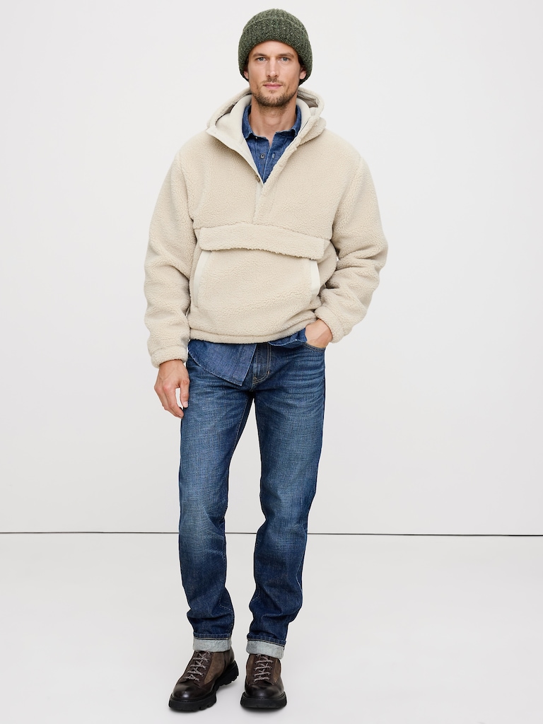 Sherpa Hoodie Sweatshirt
