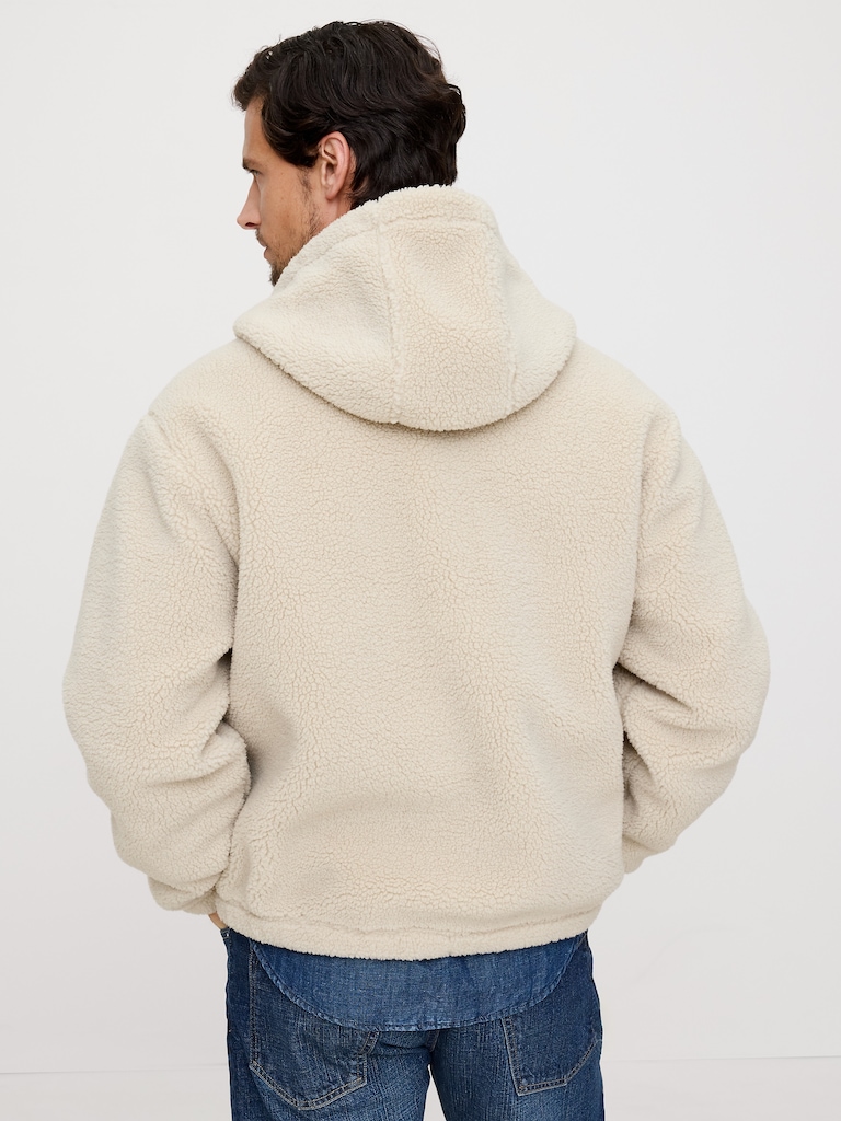 Sherpa Hoodie Sweatshirt