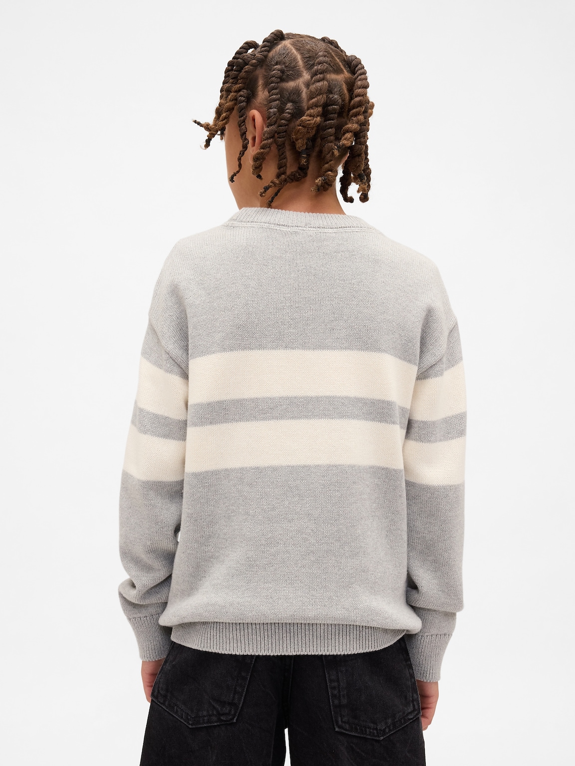 Kids Relaxed Crewneck Sweater