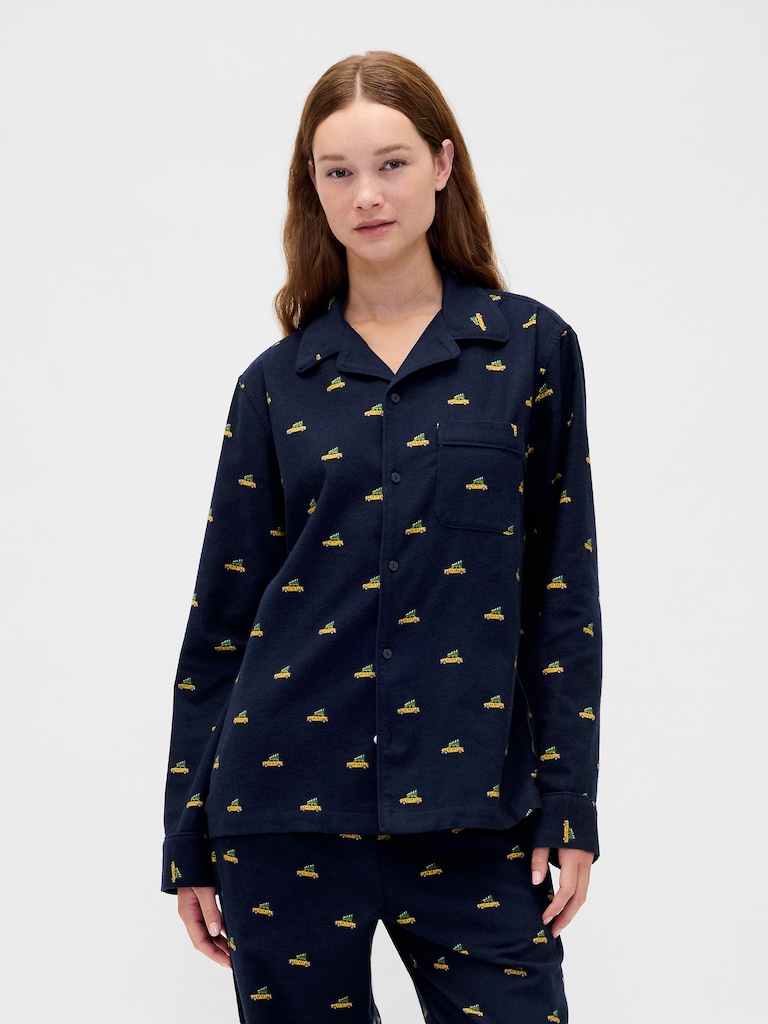 Adult Softest Flannel PJ Shirt