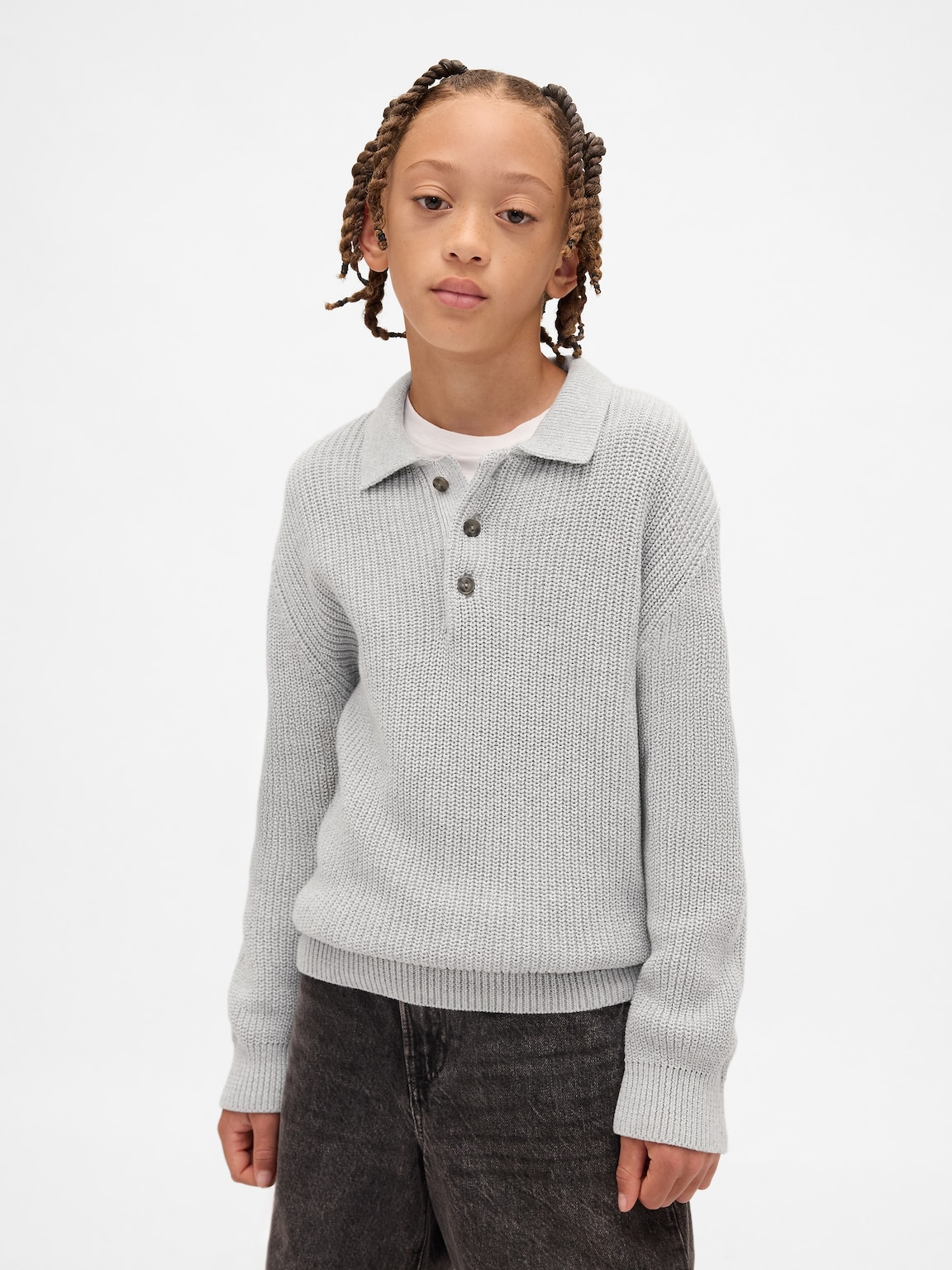 Kids Polo Sweater