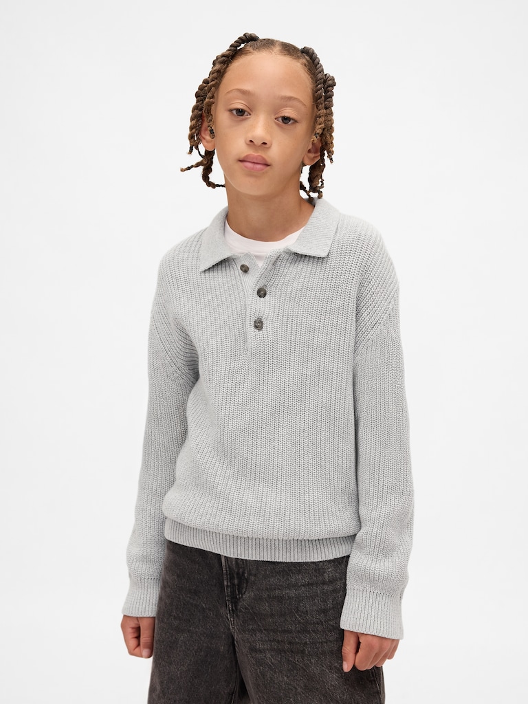 Kids Polo Sweater