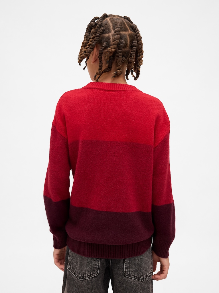 Kids CashSoft Relaxed Crewneck Sweater