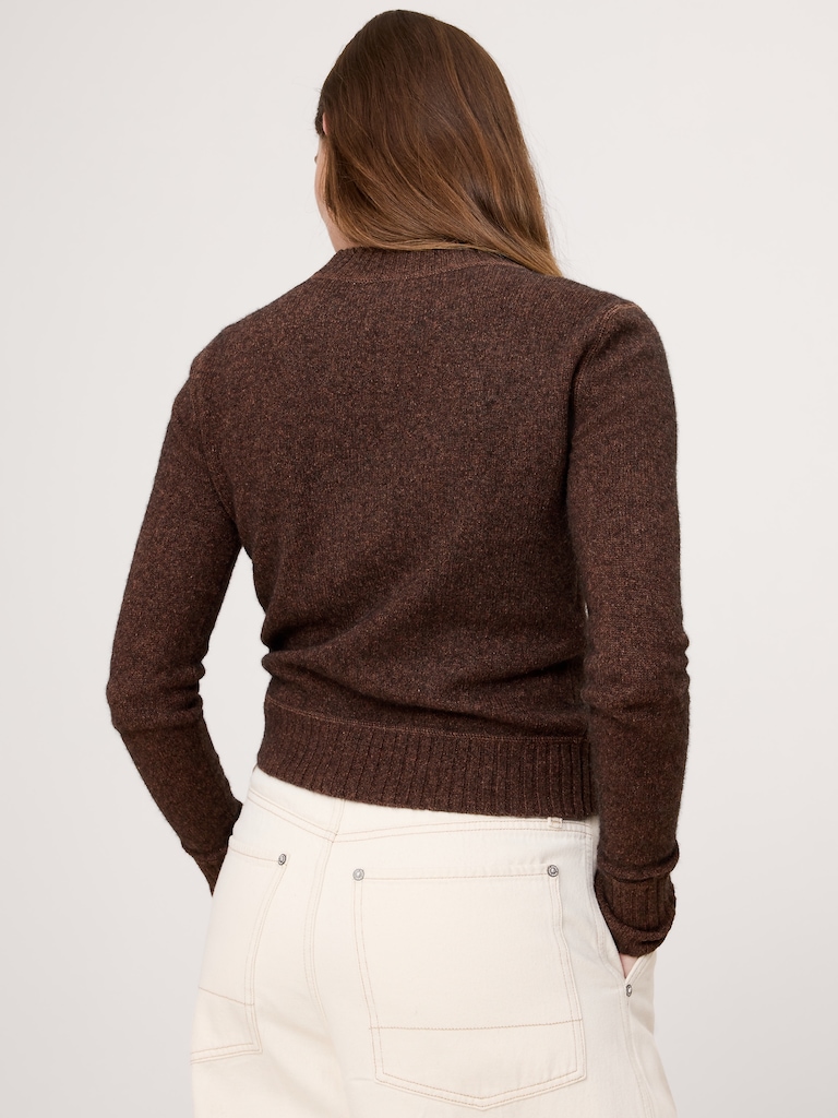 The Fireside Sweater in Merino-Cotton