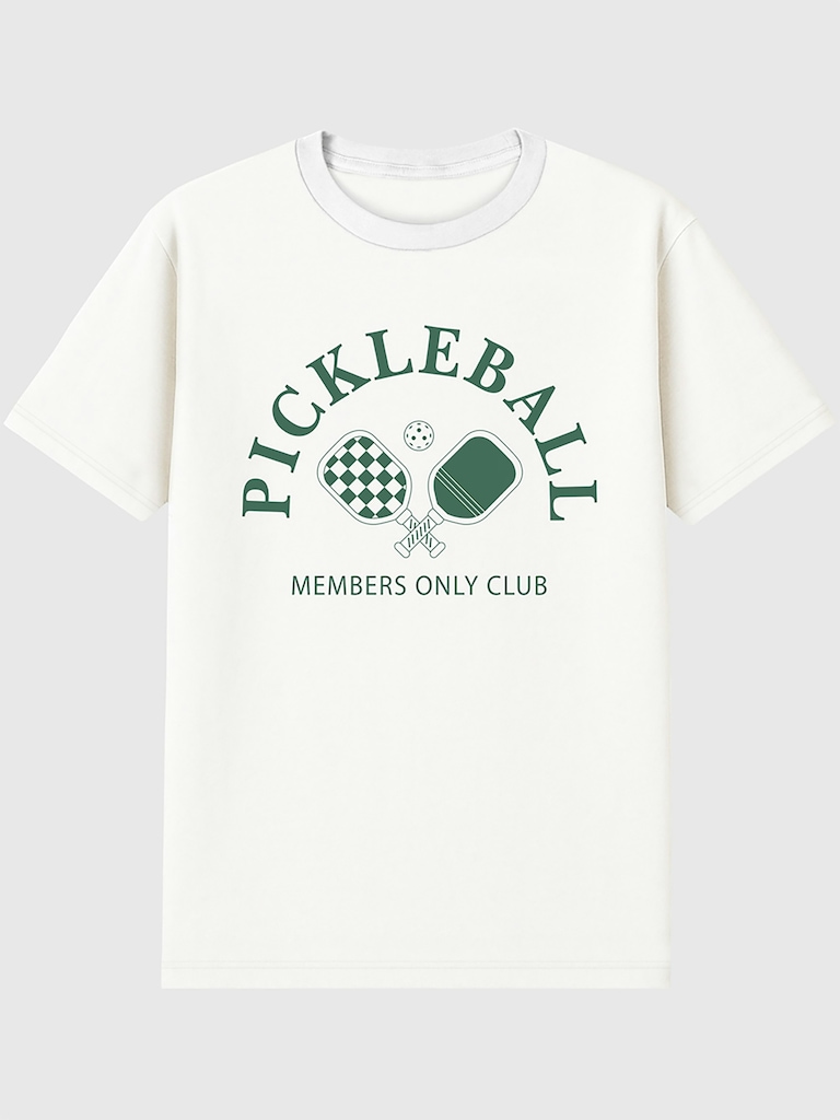 Pickleball Members Only Graphic T-Shirt