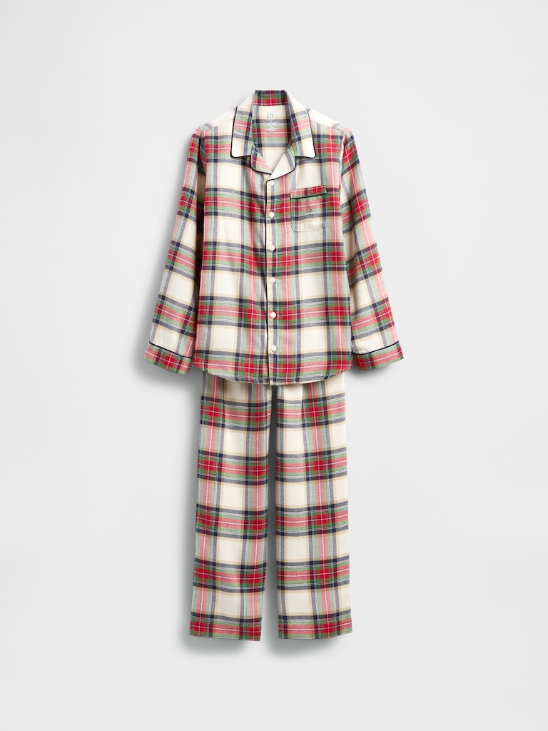 Kids Recycled Flannel PJ Set