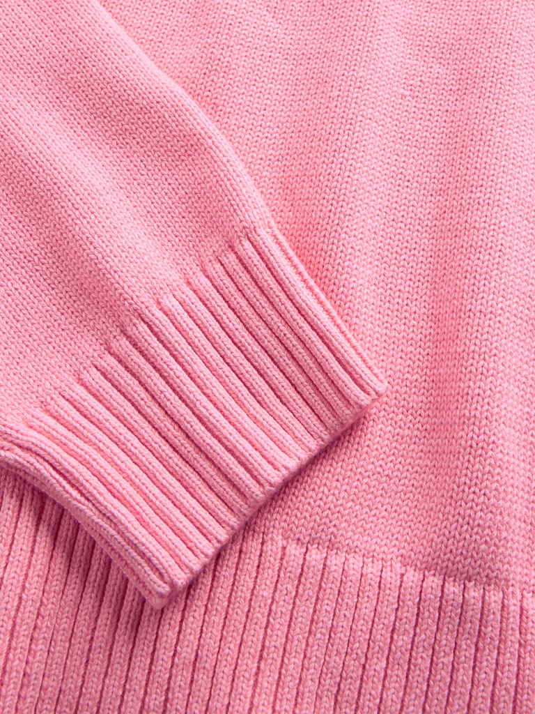 Relaxed Cotton Crewneck Sweater