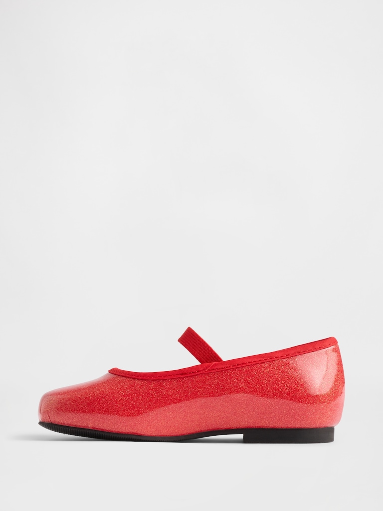 Toddler Shimmer Mary Jane Flats