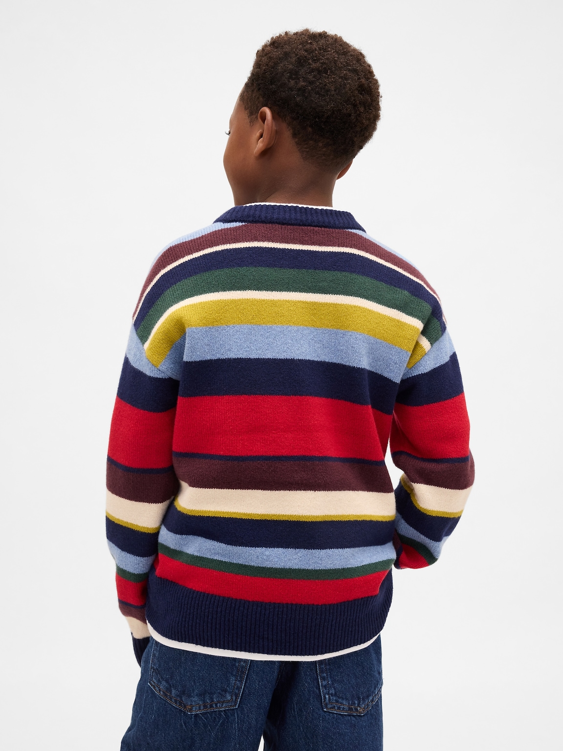 Kids CashSoft Relaxed Crewneck Sweater