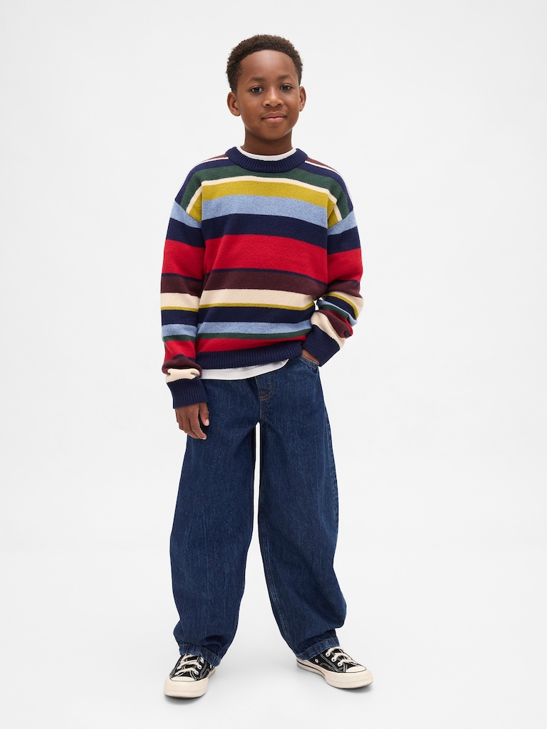 Kids CashSoft Relaxed Crewneck Sweater