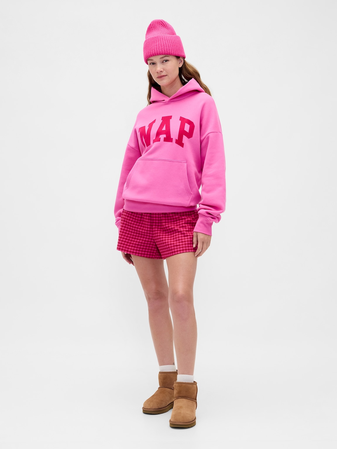 Logo Flannel Boxer Shorts