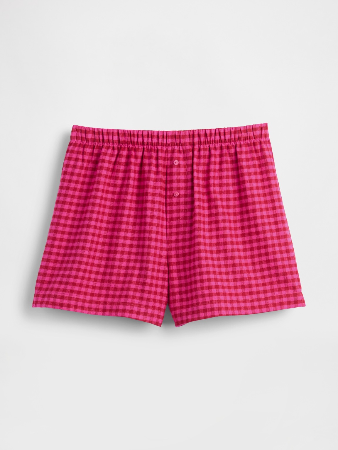 Logo Flannel Boxer Shorts