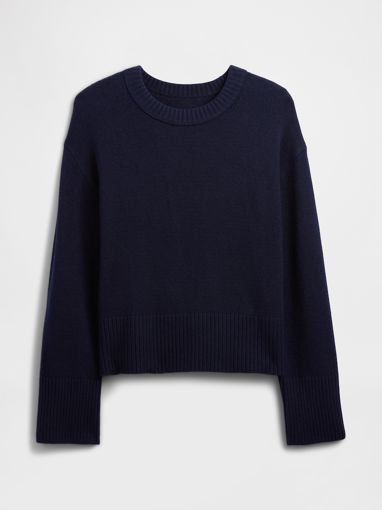CashSoft Relaxed Crewneck Sweater