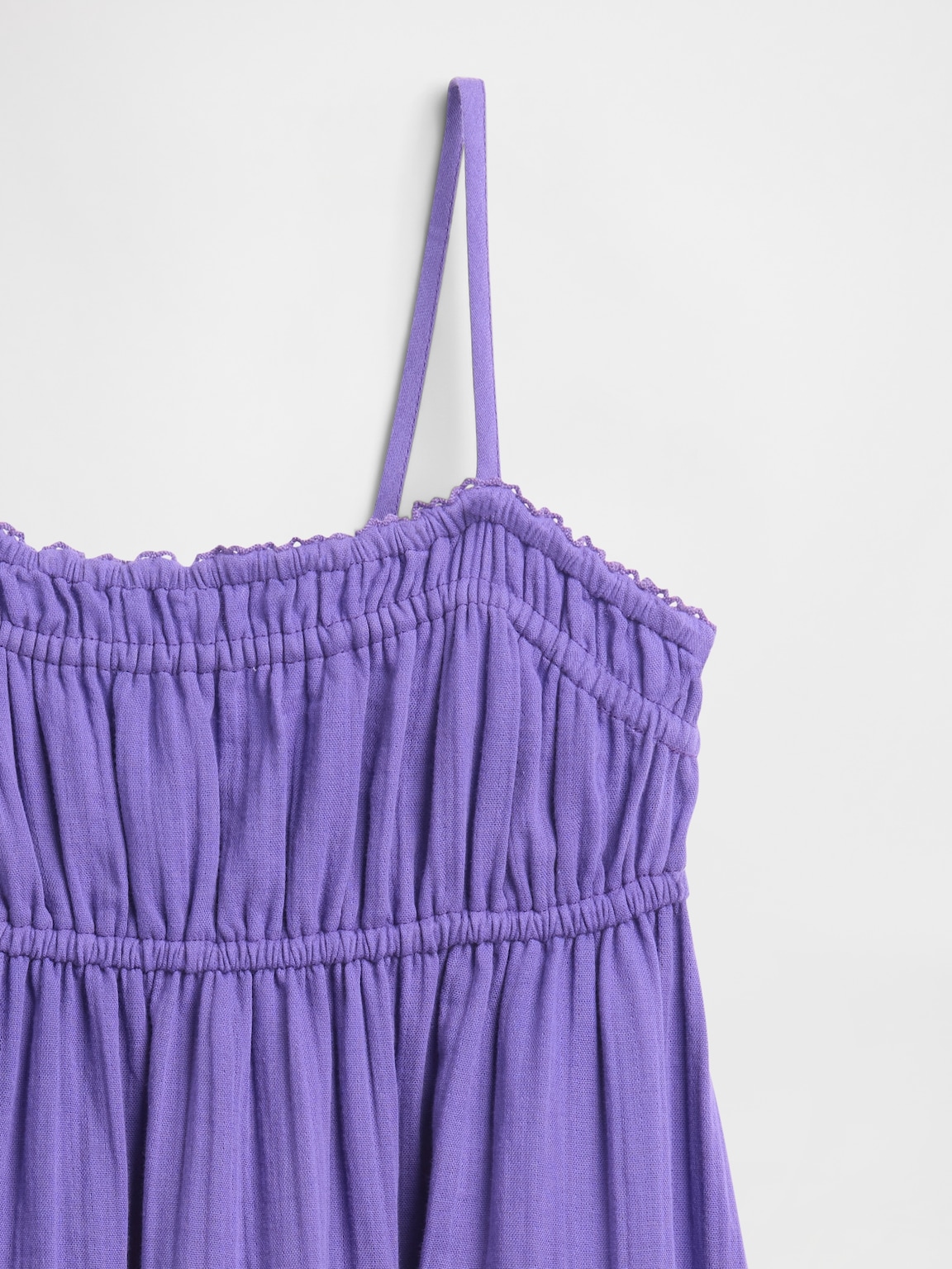 Kids Crinkle Gauze Midi Dress