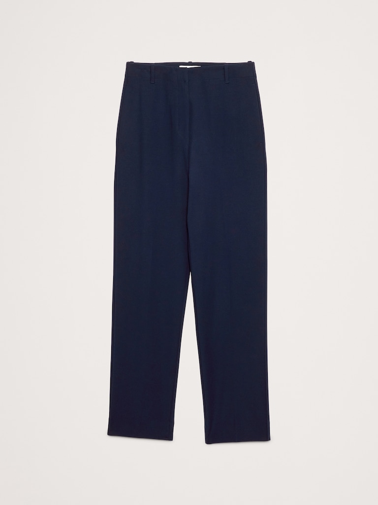 High-Rise Modern Slim City Stretch Ankle Pant