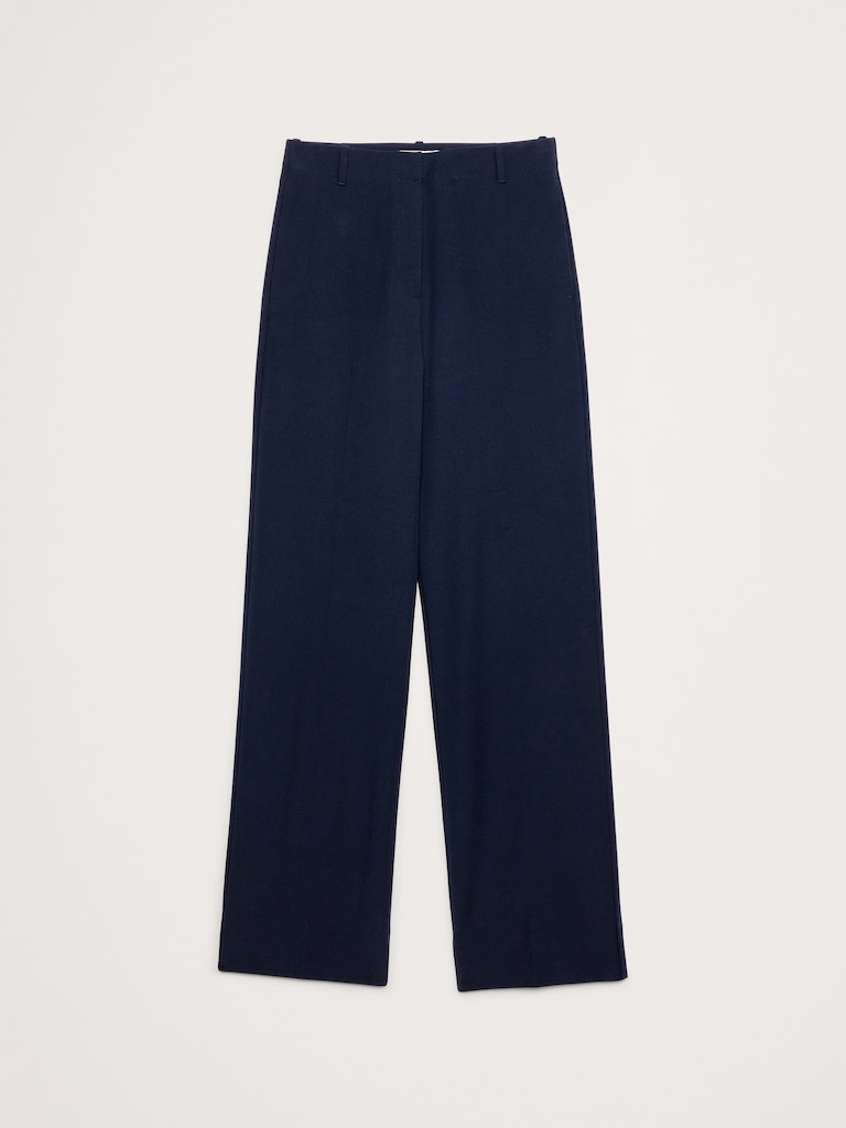 High-Rise Modern Straight City Stretch Pant