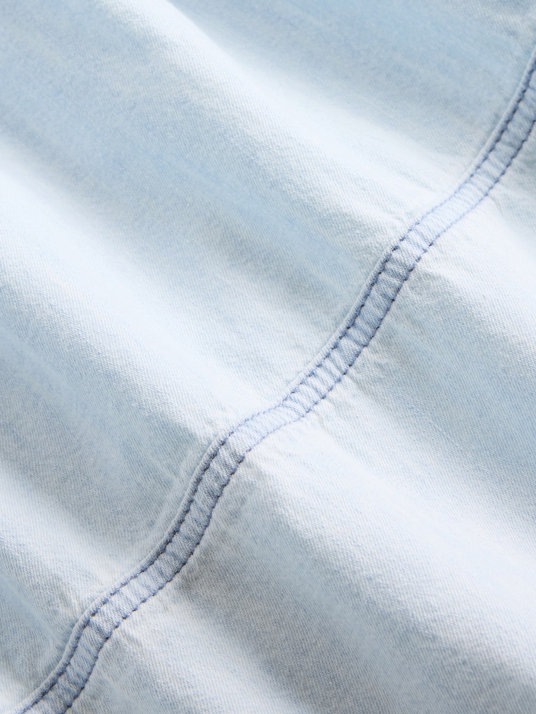 Kids Smocked Denim Dress