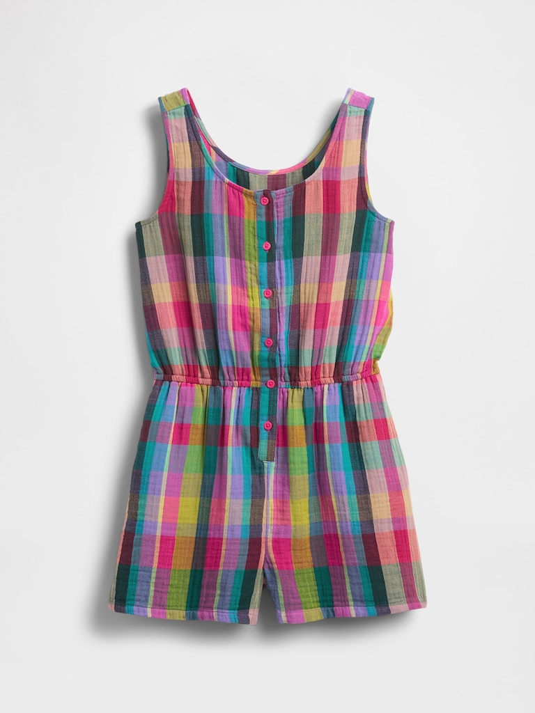 Kids Crinkle Gauze Romper