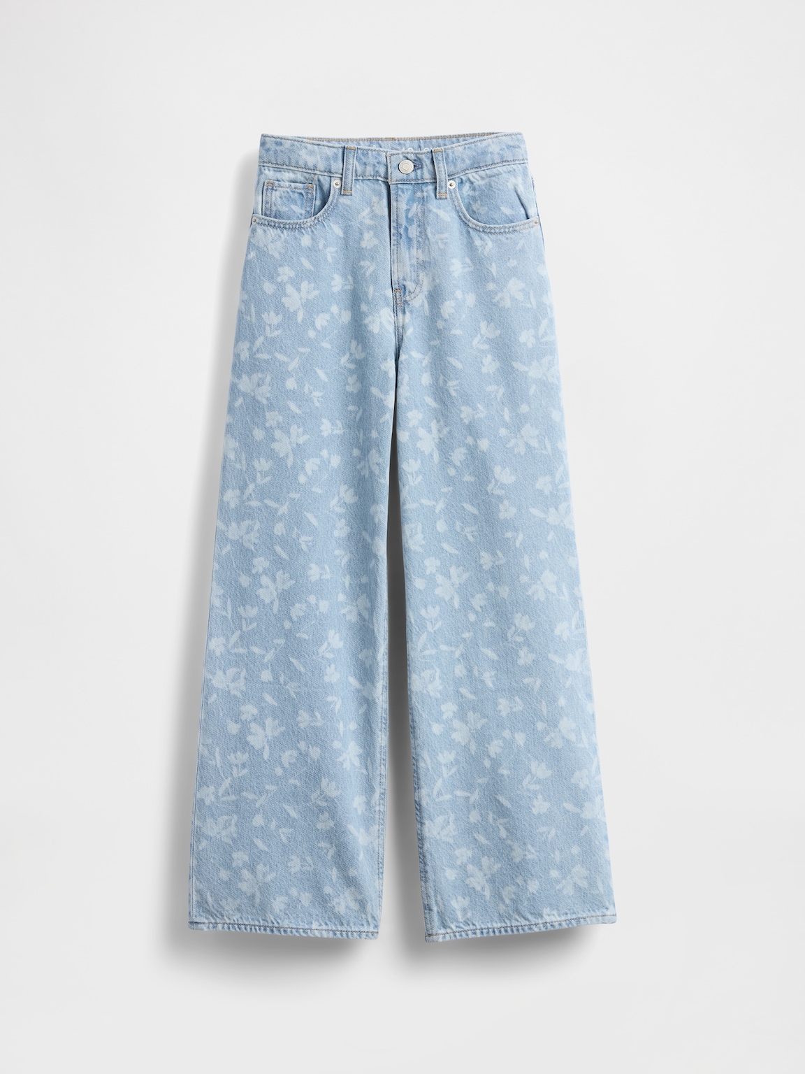 Kids Low Rise Stride Wide-Leg Jeans