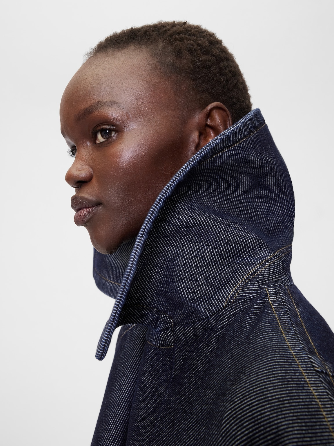 GapStudio Denim Cocoon Coat