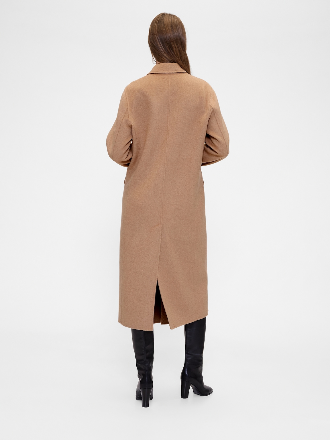 GapStudio Adult Wool-Blend Double-Breasted Coat