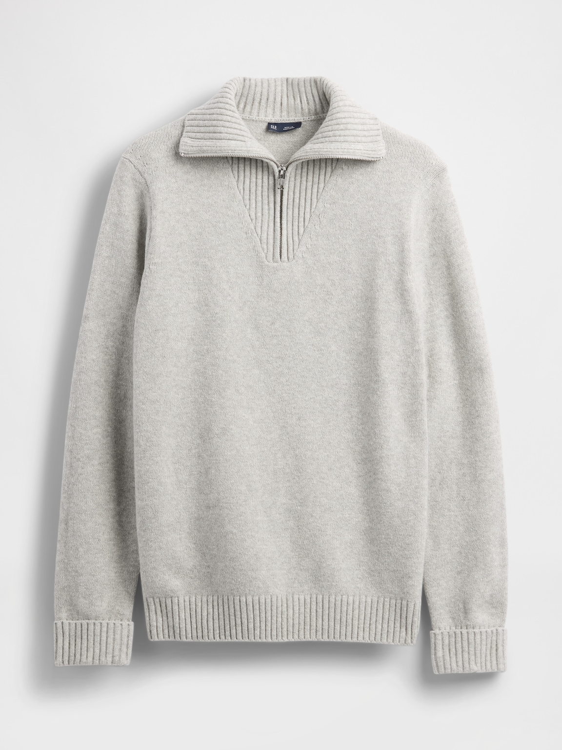 CashSoft Quarter-Zip Pullover Sweater