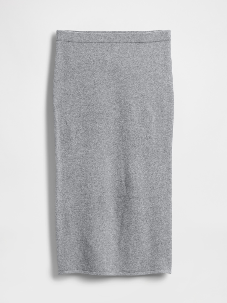CashSoft Stretch Midi Skirt