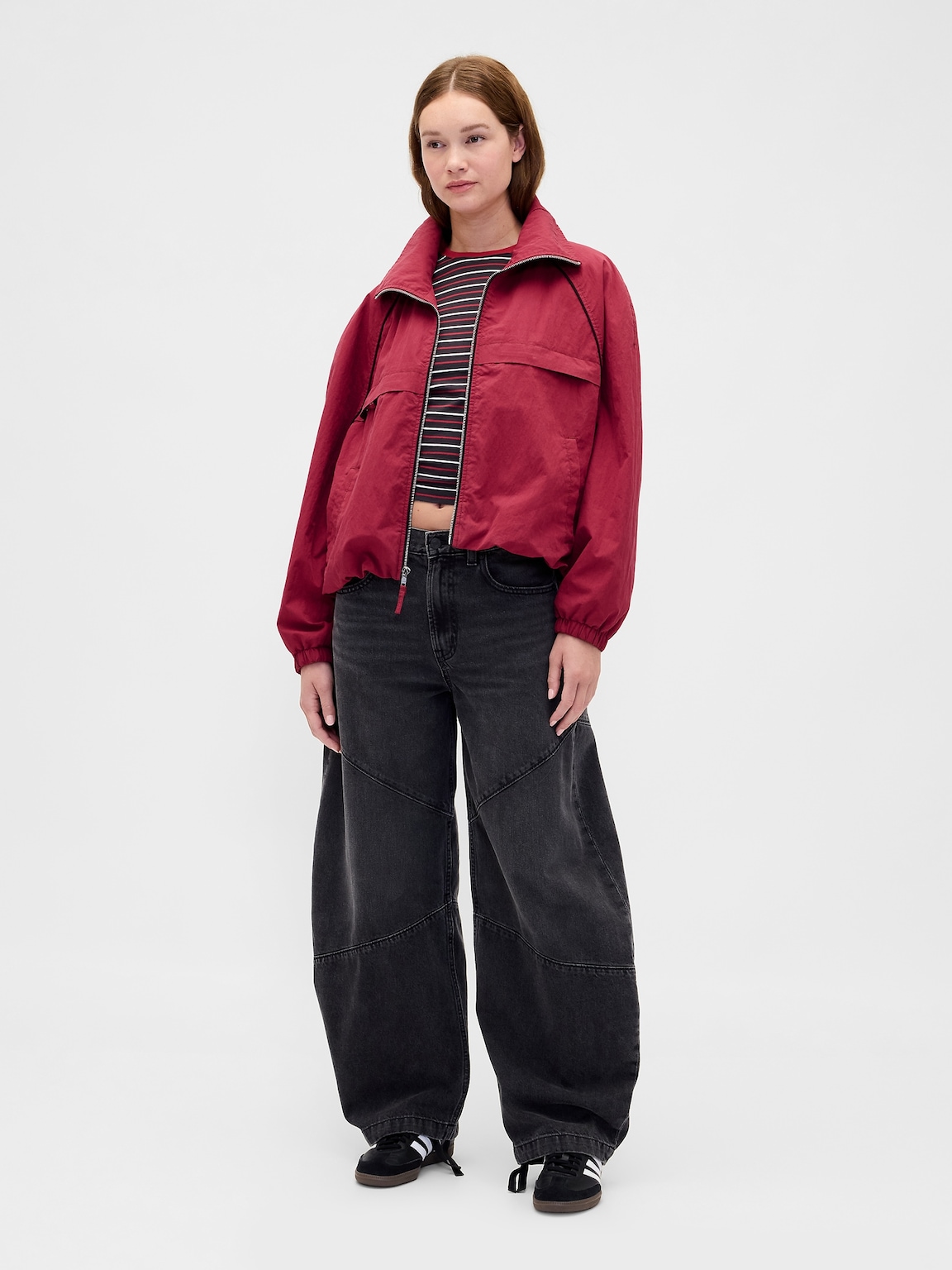 Stranger Things Flannel-Lined Track Jacket