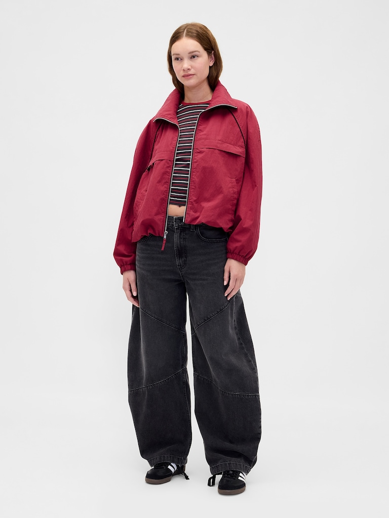 Stranger Things Flannel-Lined Track Jacket