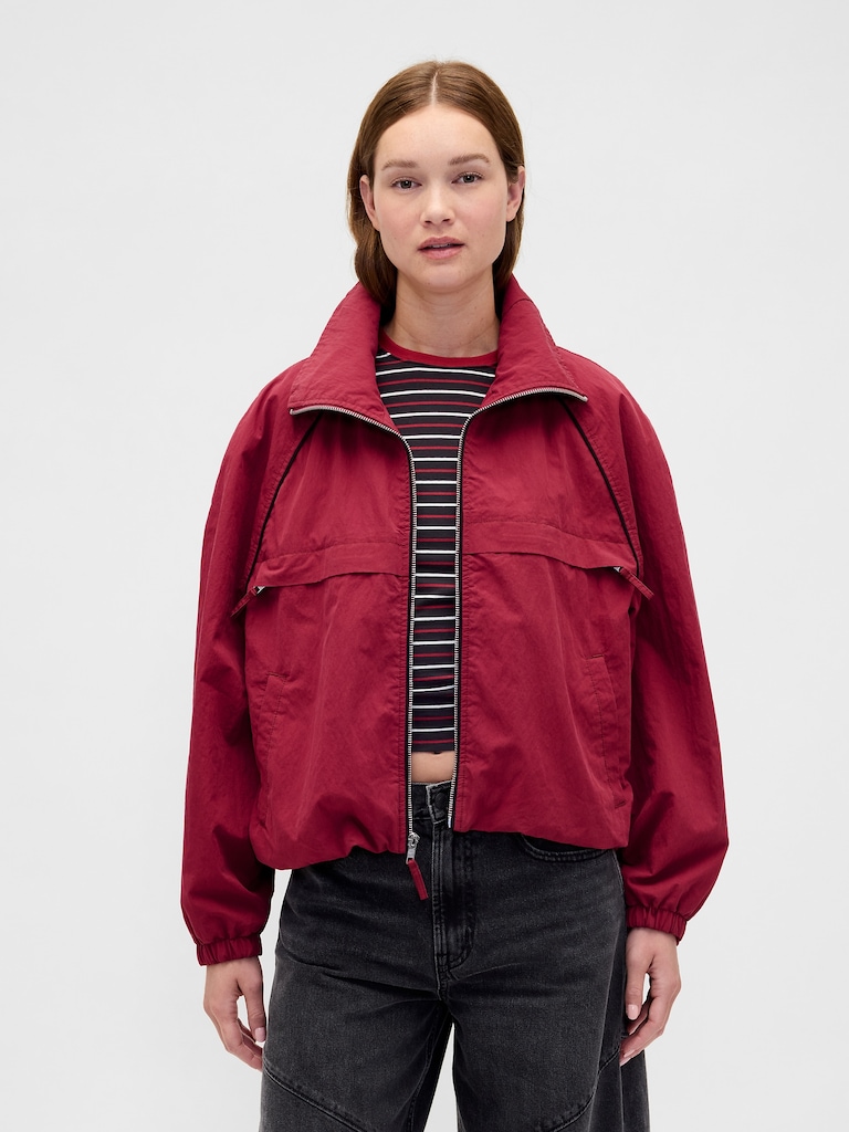 Stranger Things Flannel-Lined Track Jacket