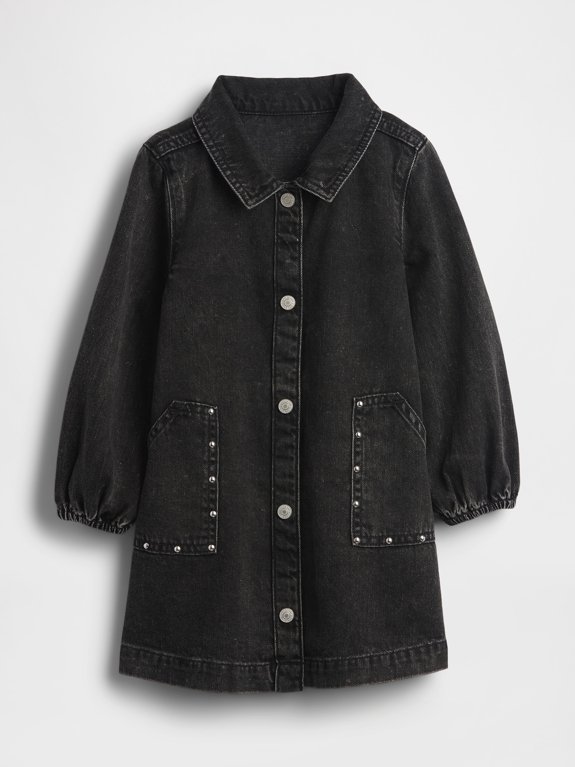 Baby & Toddler Denim Studded Pocket Dress