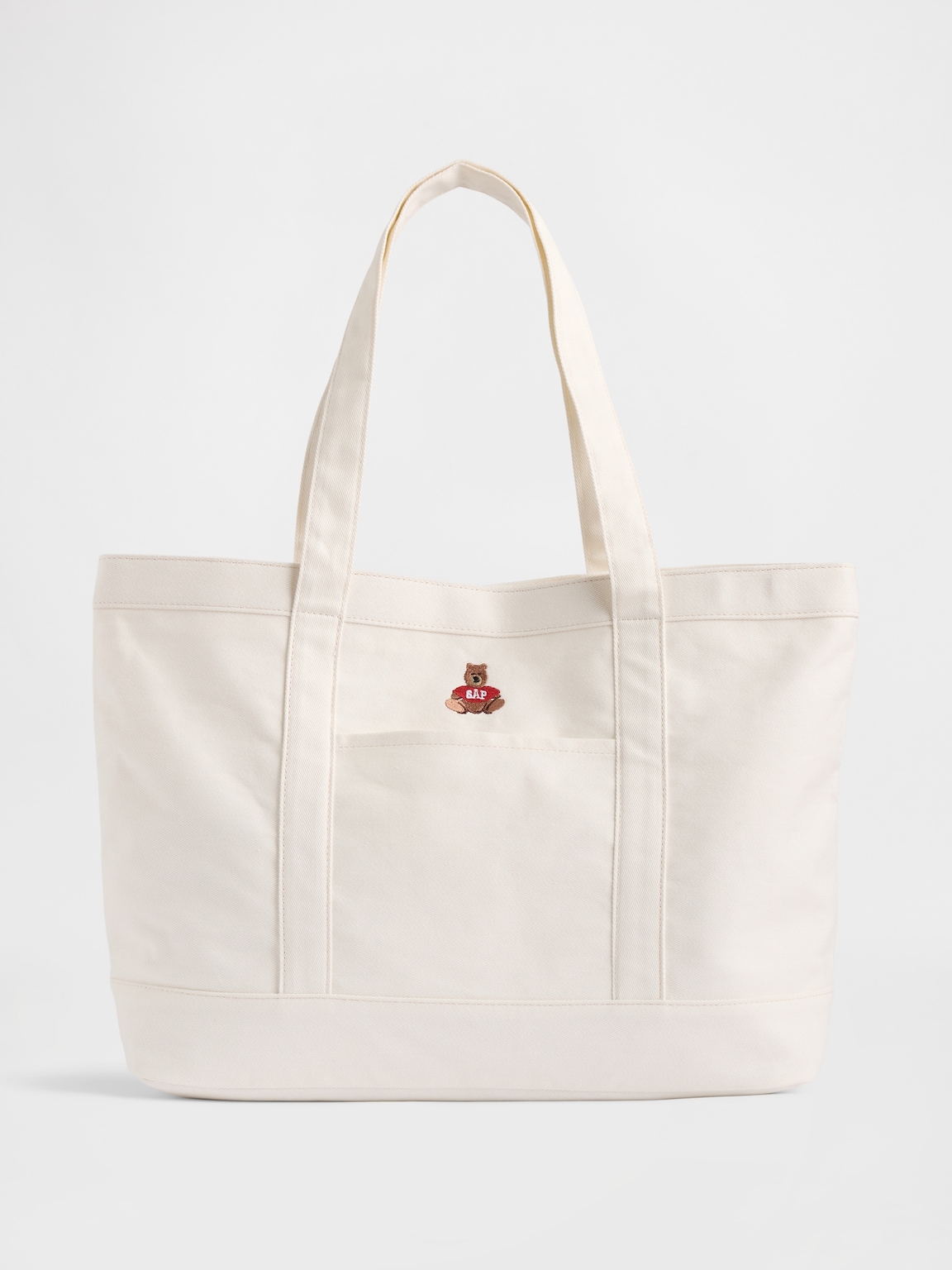 Brannan Bear Logo Denim Tote Bag