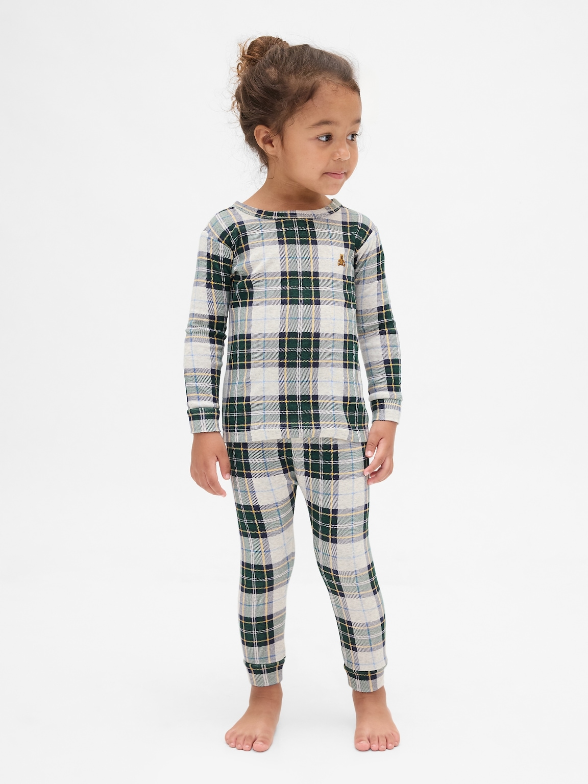 Kids & Baby Organic Brushed Cotton Holiday PJ Set