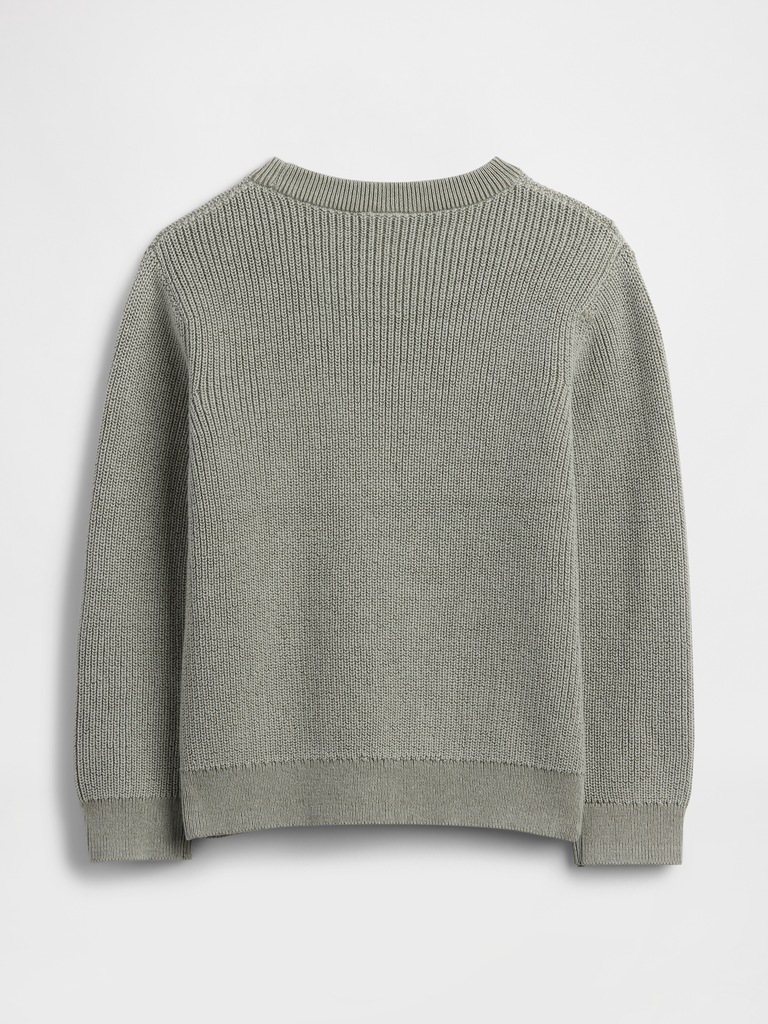 babyGap Open-Stitch Crewneck Sweater
