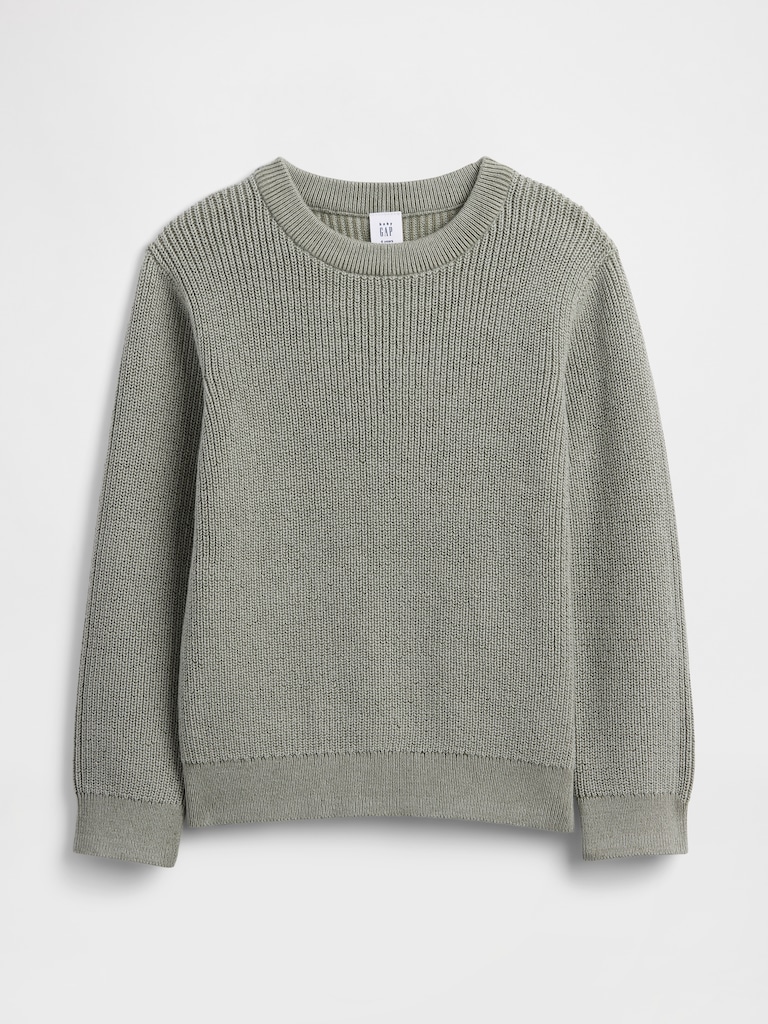 babyGap Open-Stitch Crewneck Sweater