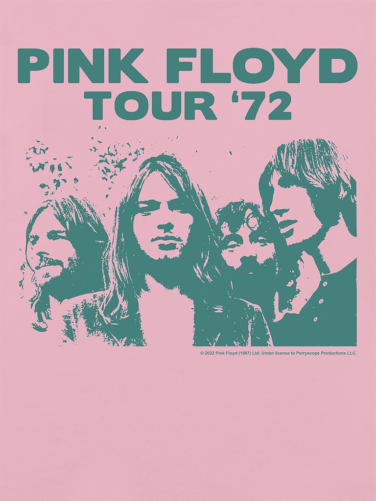 Pink Floyd 72 Pink Graphic T-Shirt for Women