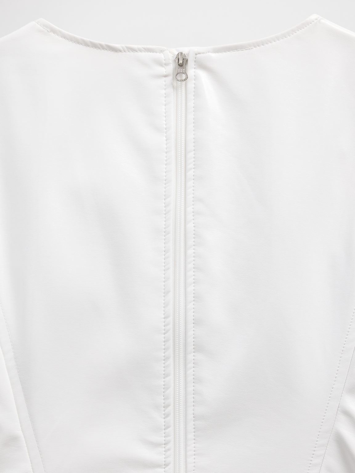 GapStudio Vegan Patent Leather Mini Dress