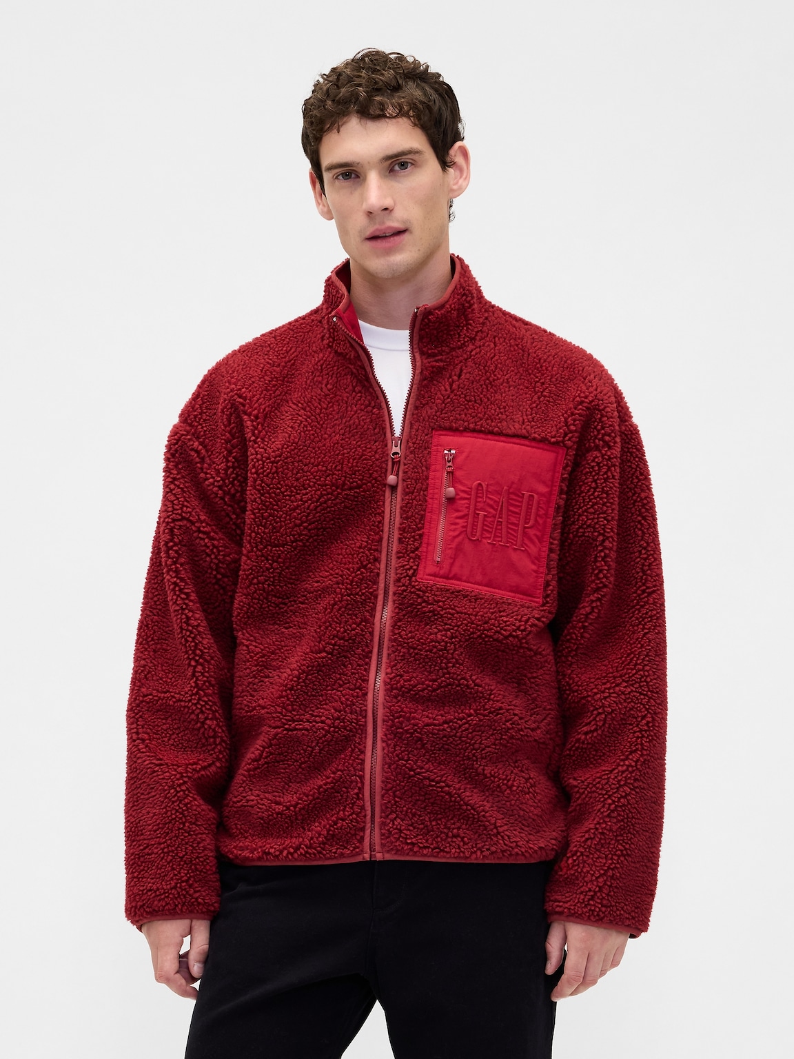 V-Neck Hardware One-Piece Swimsuit