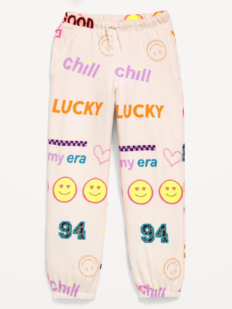 Favorite Fleece High-Waisted Jogger Sweatpants for Girls