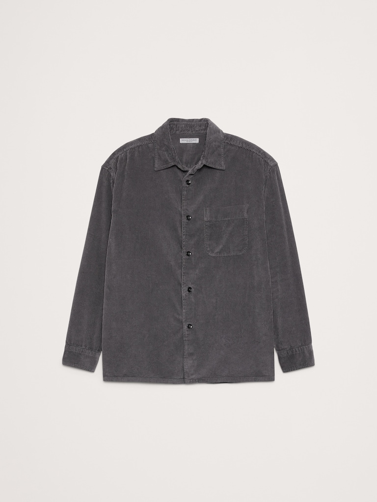 Relaxed-Fit Corduroy Overshirt