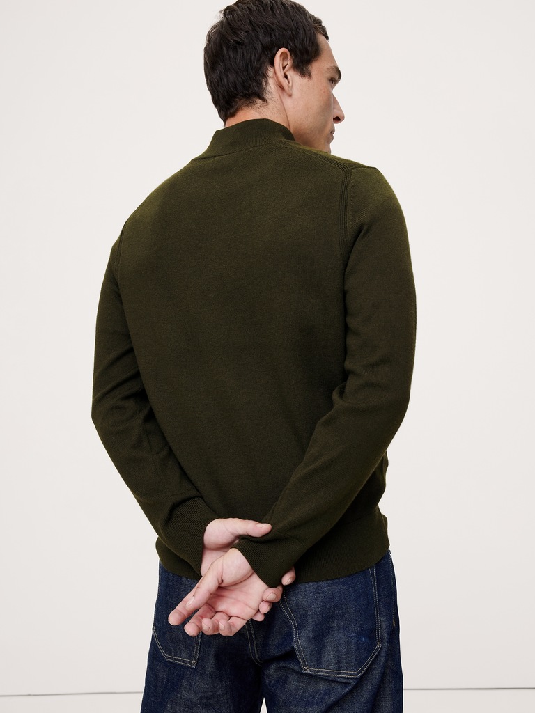 Merino Quarter-Zip Sweater