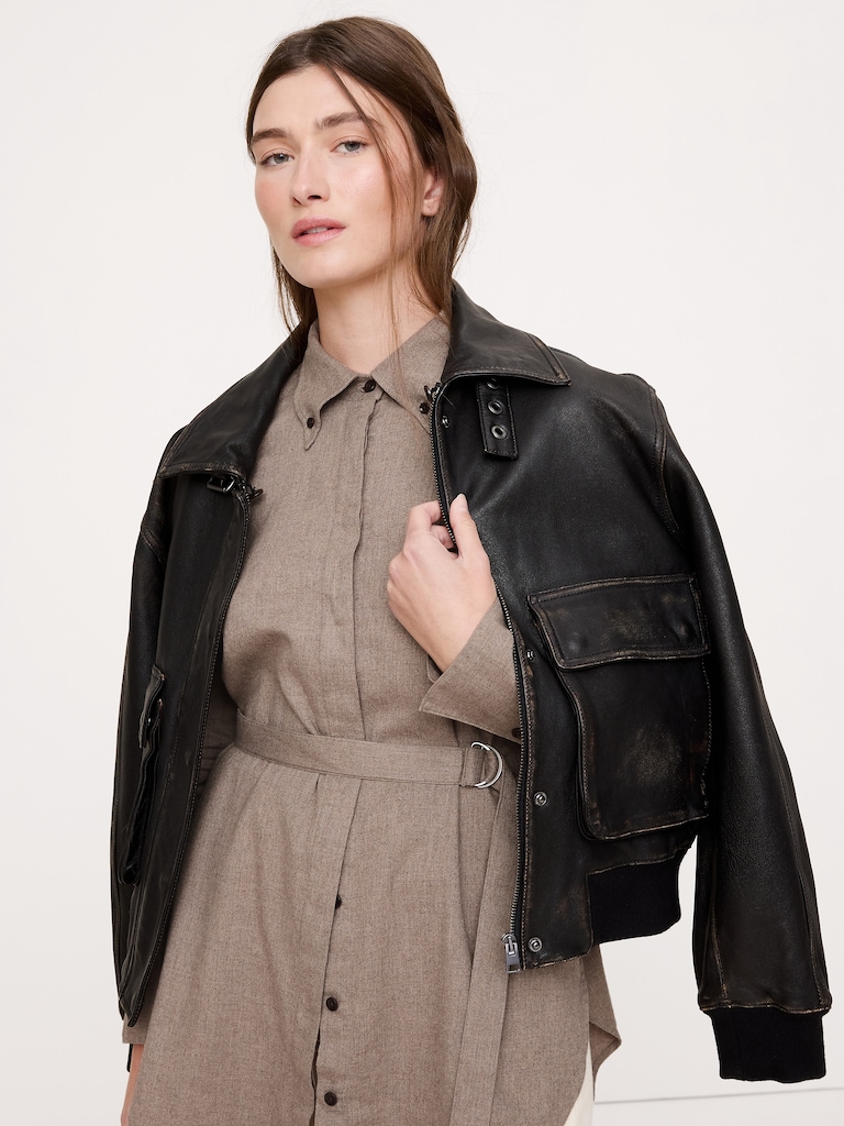 Flannel Belted Tunic Shirt