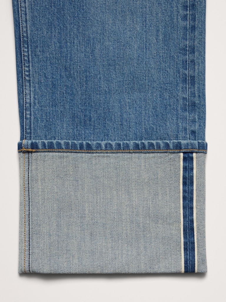 High-Rise Stovepipe Straight Leg Jean